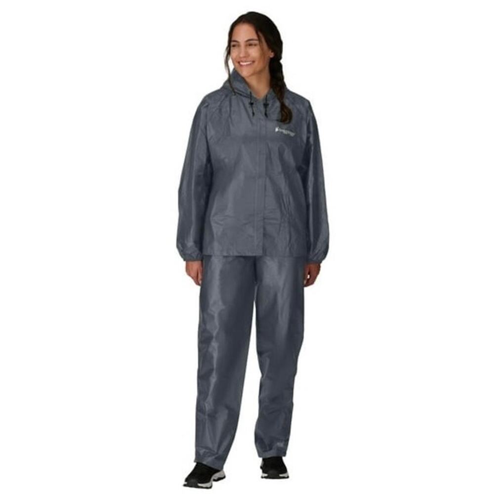 FROGG TOGGS L UltraLite2 Rain Suit 2Layer Waterproof Breathable Protective Black - Picture 2 of 10